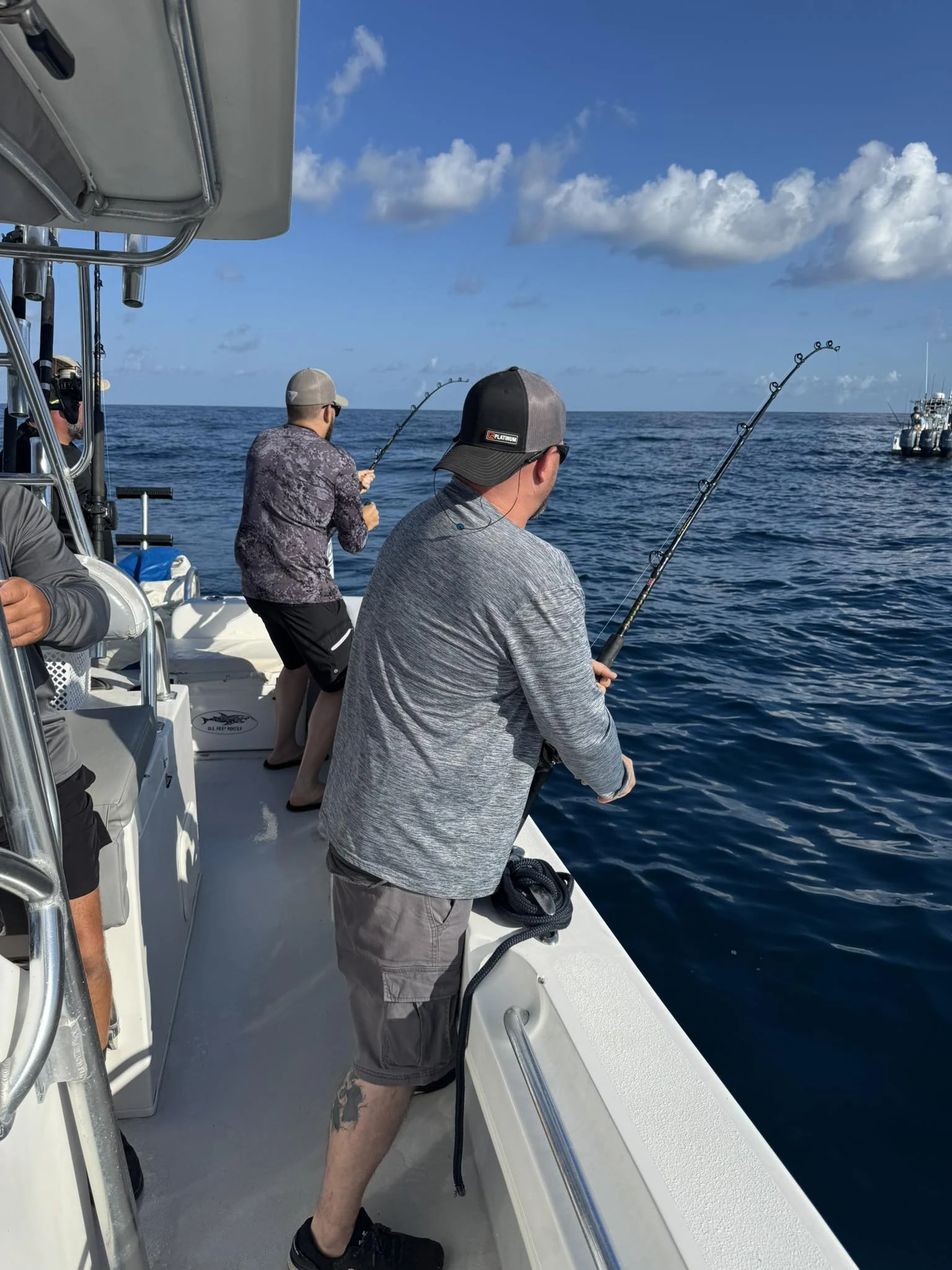 Jason Sickles fishing offshore